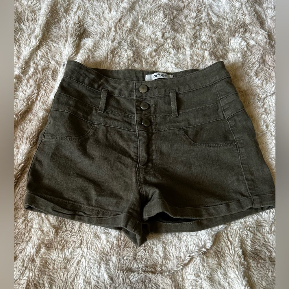 Refuge High Waisted Denim Shorts